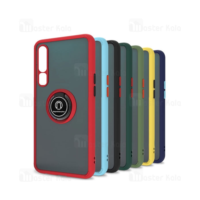 قاب مات هیبریدی انگشتی Xiaomi Mi 10 / Mi 10 Pro Matte Hybrid Ring Case