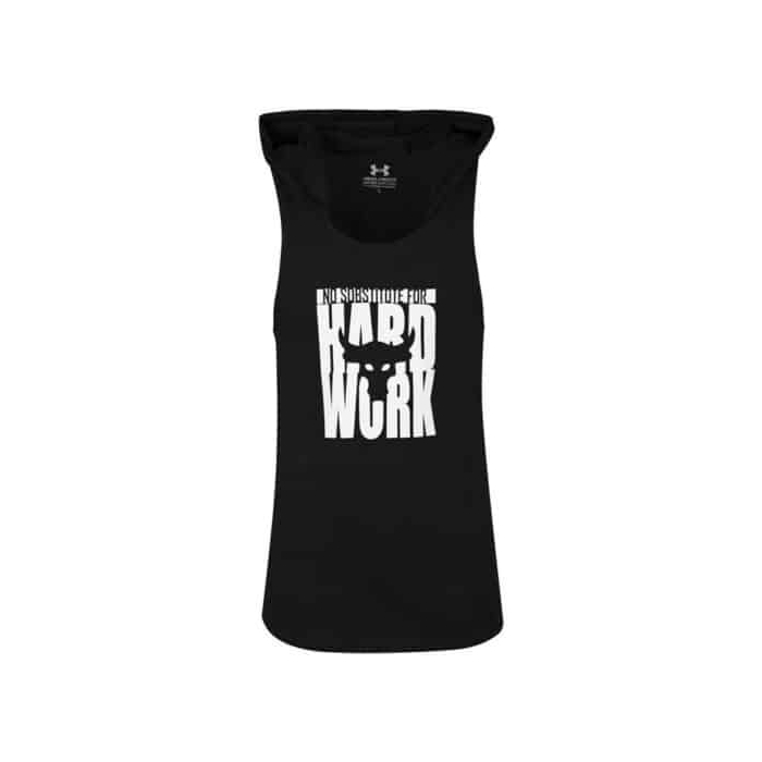 رکابی کلاهدار ورزشی مردانه آندر آرمور مدل PY-JIB WORK HARD مشکی