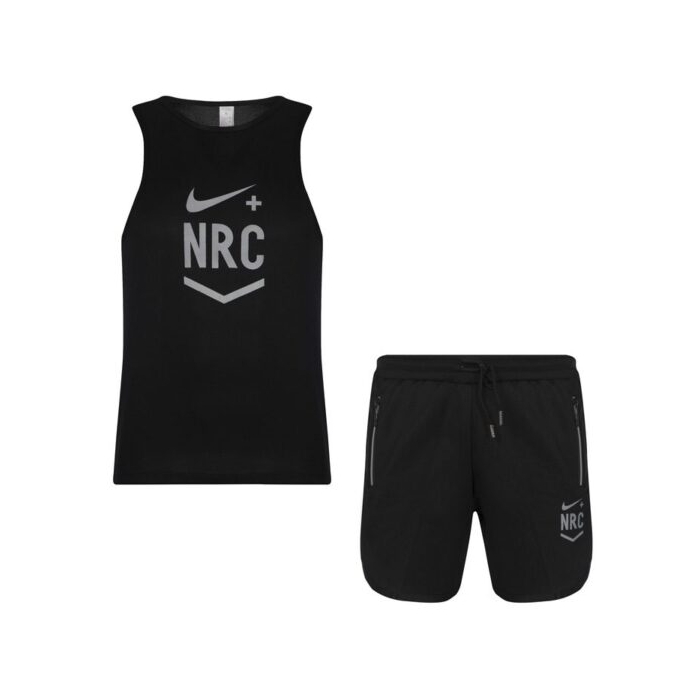 ‫‫ست رکابی و شلوارک ورزشی مردانه نایک مدل NRC مشکی