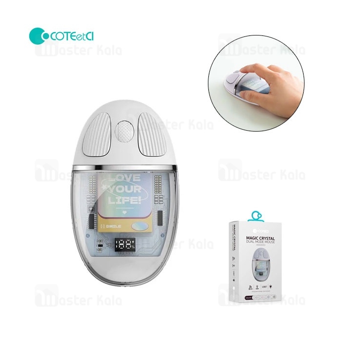 موس وایرلس دو حالته سایلنت کوتتسی Coteetci 84011 Magic Crystal