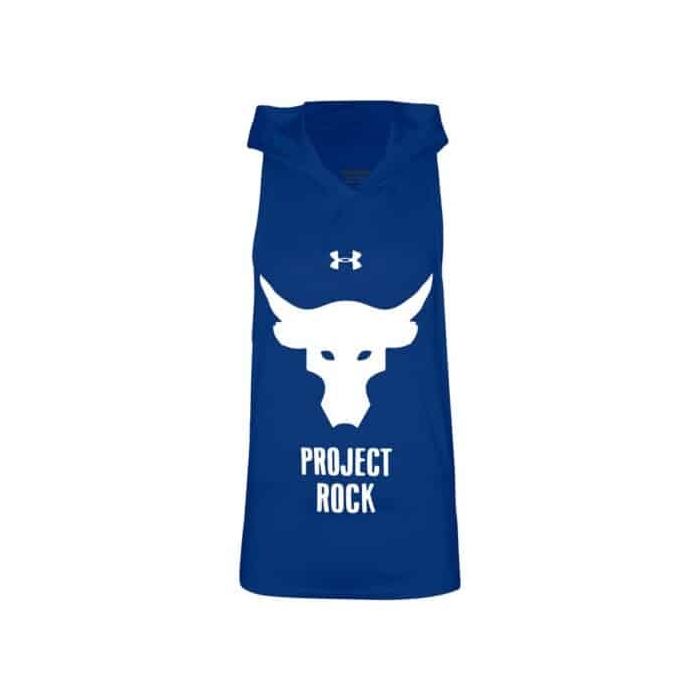 رکابی کلاهدار ورزشی مردانه آندر آرمور مدل PY-ProJect راک آبی