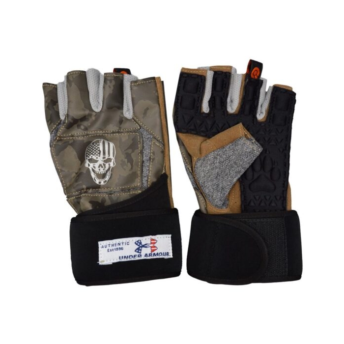 دستکش بدنسازی آندر آرمور مدل SKULL-1896