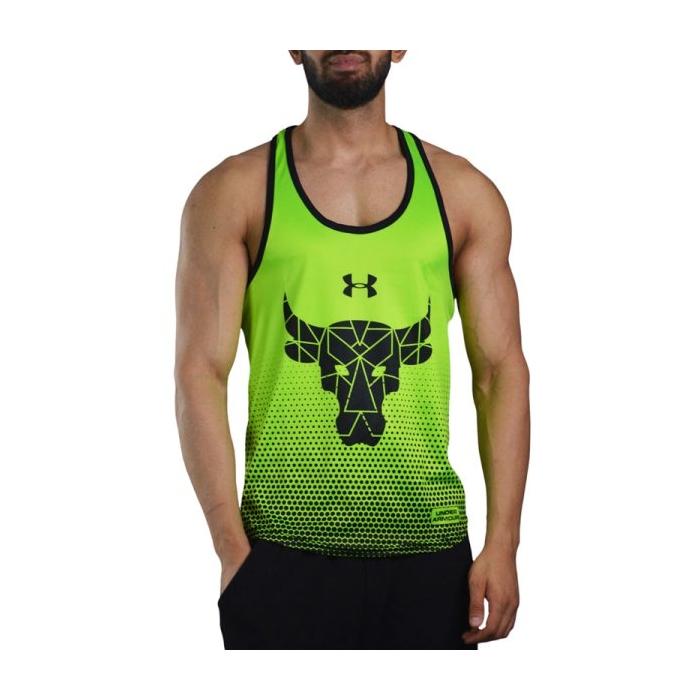 رکابی ورزشی مردانه آندر آرمور مدل Rock PY-1H315 سبز روشن