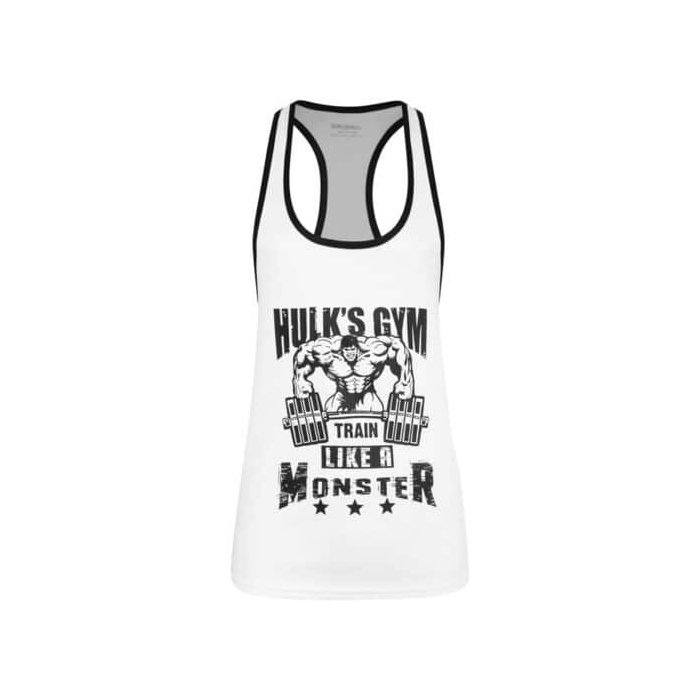 رکابی ورزشی مردانه هالک مدل PY-MONSTER سفید