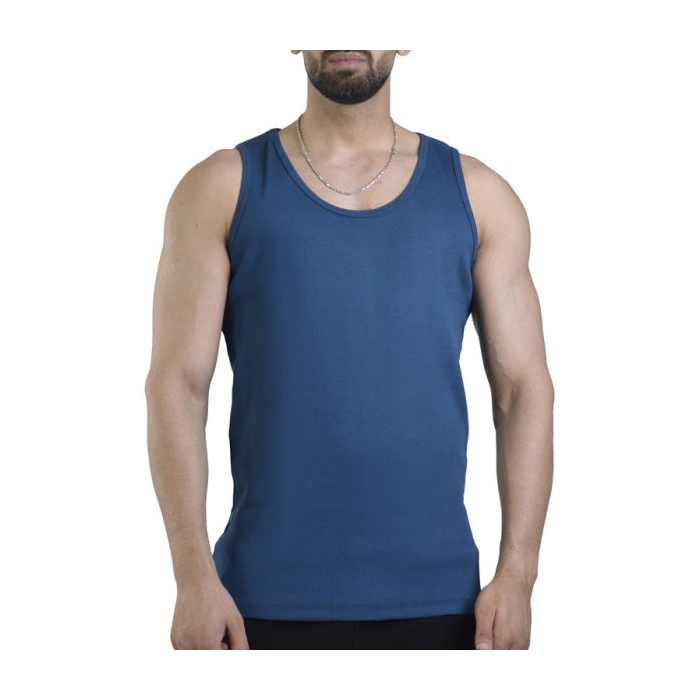 رکابی تنک تاپ کبریتی مردانه کچ مدل ۴B0233 آبی نفتی