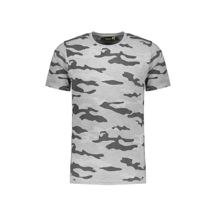 تیشرت اسپرت آنبرند مدل SPL-CH91210 چریکی طوسی