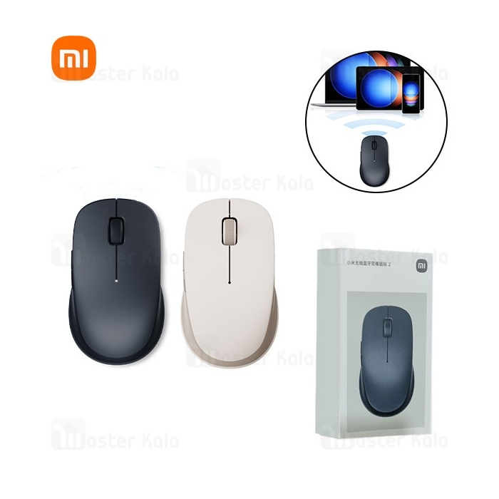 موس وایرلس دوحالته سایلنت شیائومی Xiaomi Wireless Bluetooth Dual-Mode Mouse 2 XMSMSB01YM