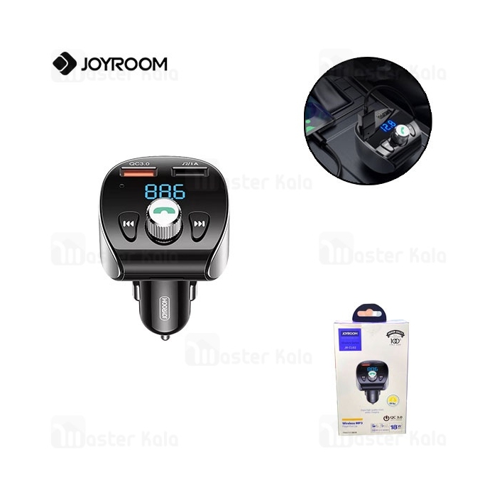 شارژر فندکی و پخش کننده بلوتوث جویروم Joyroom JR-CL02 QC3.0 Wireless MP3 Player