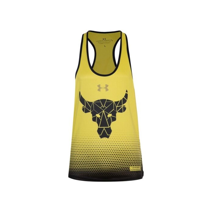 ‫‫رکابی بدنسازی مردانه آندر آرمور مدل مینیاتوری زرد