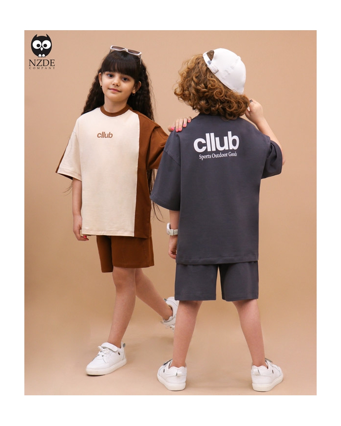 تیشرت شلوارک بگ استایل Cllub NZDE