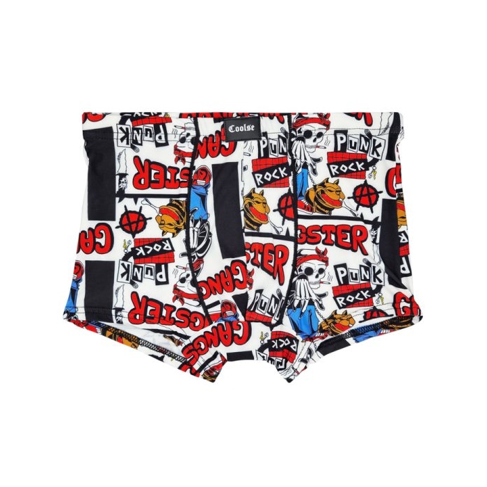 شورت پادار کولسی مدل ۲A0521 گنگستر سفید