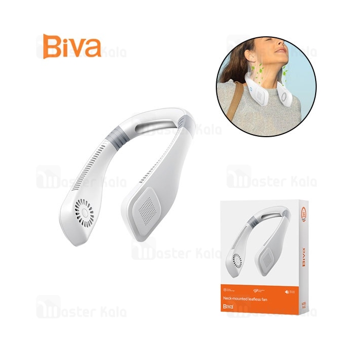 پنکه گردنی شارژی بیوا Biva FA-02 Neck Mounted Leafless Fan