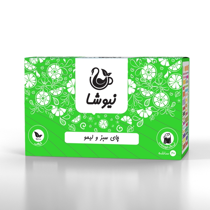 چای سبز و لیمو