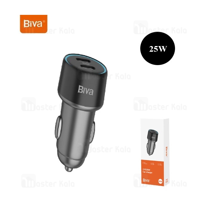 شارژر فندکی بیوا Biva CC-37 PD25W Car Charger توان 25 وات