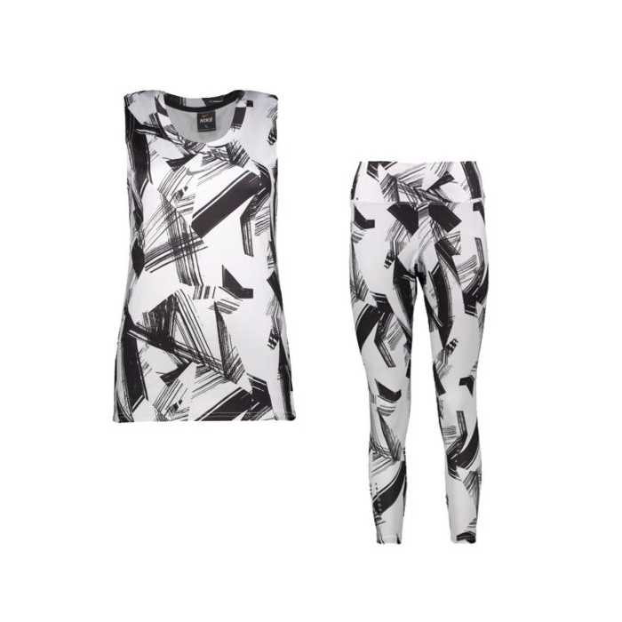 ست لباس ورزشی زنانه تاپ و لگ نایک مدل R-BW