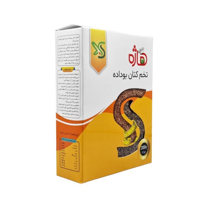 تخم کتان بوداده هاژه ۲۰۰ گرمی