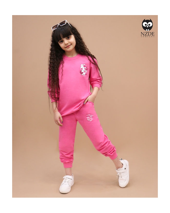 بلوز شلوار خرگوش شکوفه دار NZDE