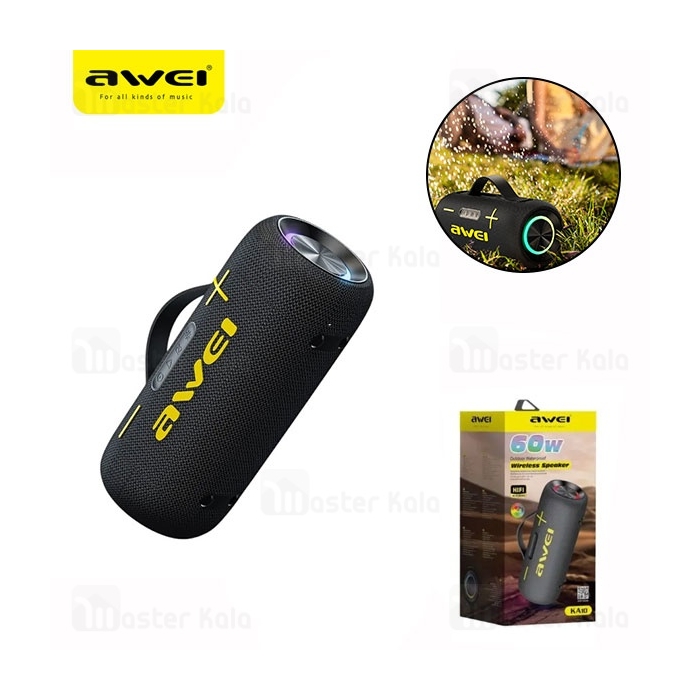 اسپیکر بلوتوث اوی Awei KA10 توان 60 وات رم و فلش خور