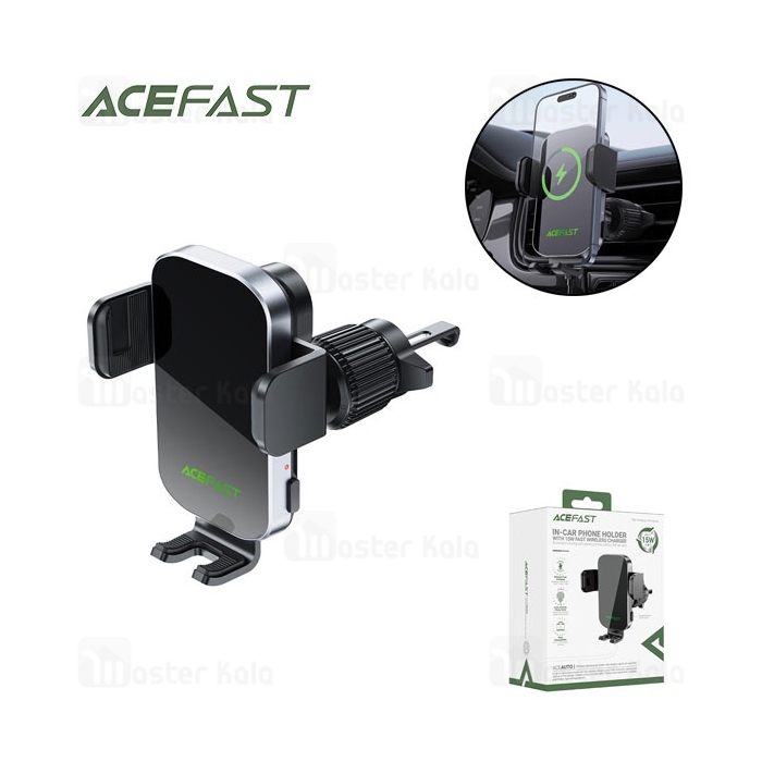 هولدر و شارژ وایرلس دریچه کولری هوشمند ایس فست ACEFAST D52 توان 15 وات