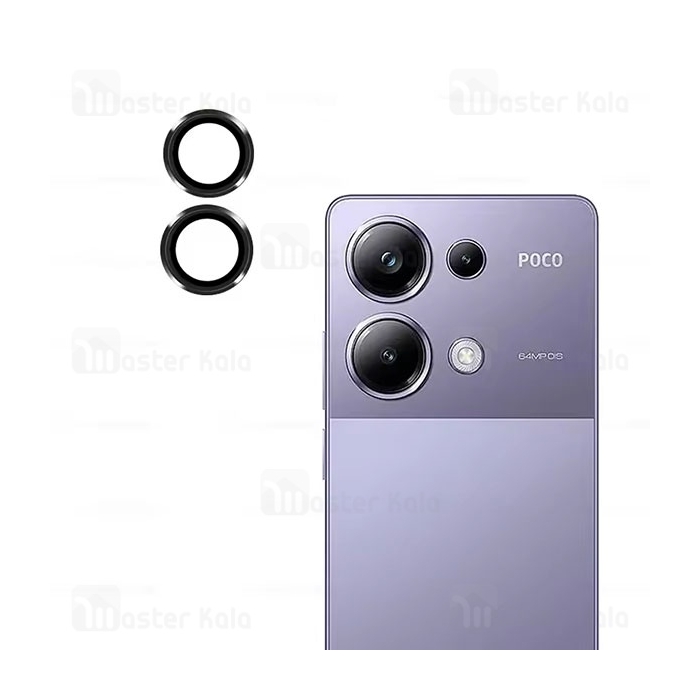 محافظ لنز فلزی دوربین شیائومی Xiaomi Poco M6 Pro 5G / Redmi Note 12R 5G Lens Shield