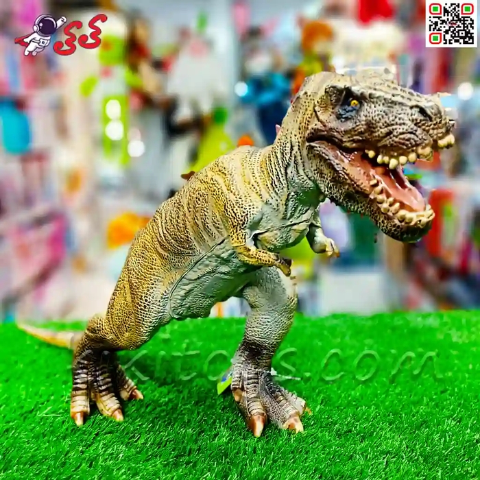 فیگور حیوانات دایناسور بزرگ تیرکس سبز  Tyrannosaurus X042