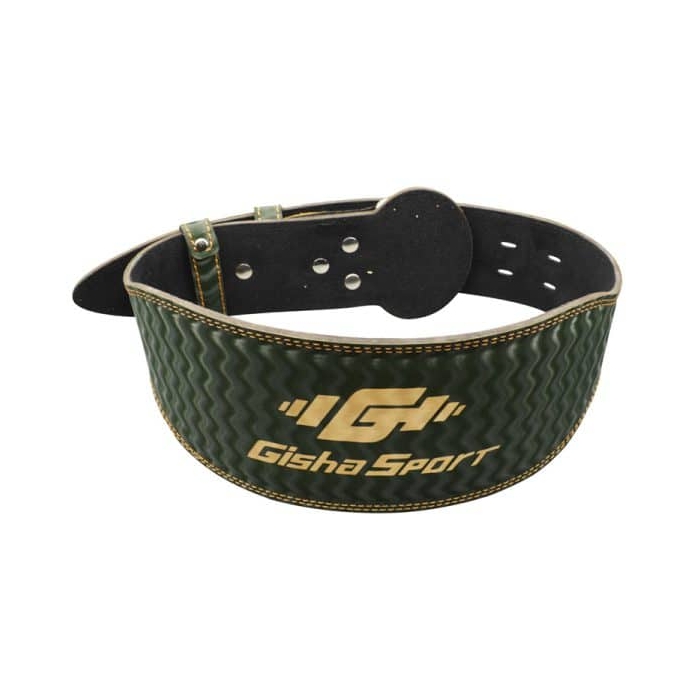 کمربند بدنسازی G Wear عرض ۸cm مدل Wave-ELM-Fitoos 402P155 سگکی یشمی