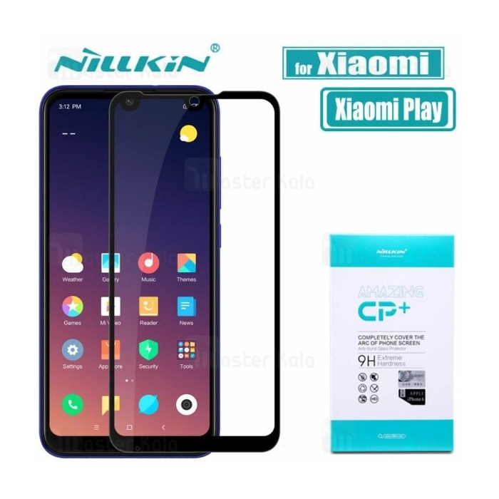 محافظ صفحه شیشه ای تمام صفحه نیلکین شیائومی Xiaomi Mi Play Nillkin CP+ Glass