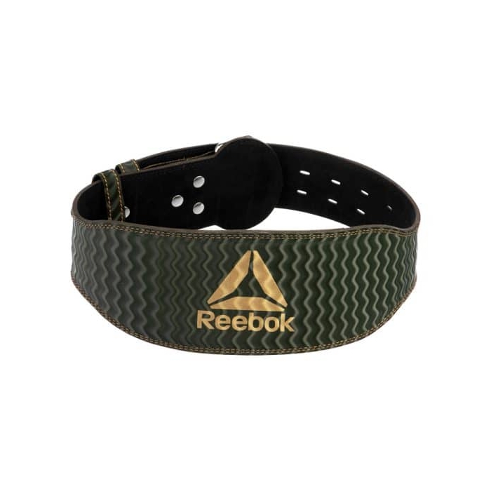 کمربند بدنسازی ریباک عرض ۶cm مدل ELM-Crossfit 66005 سگکی یشمی