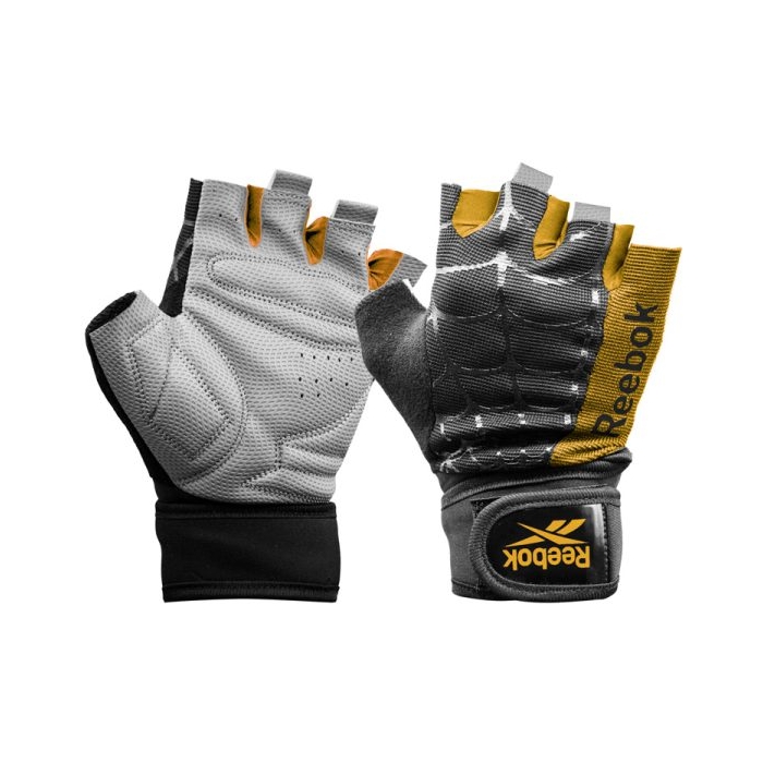 دستکش بدنسازی ریباک مدل Spider-00100 زرد