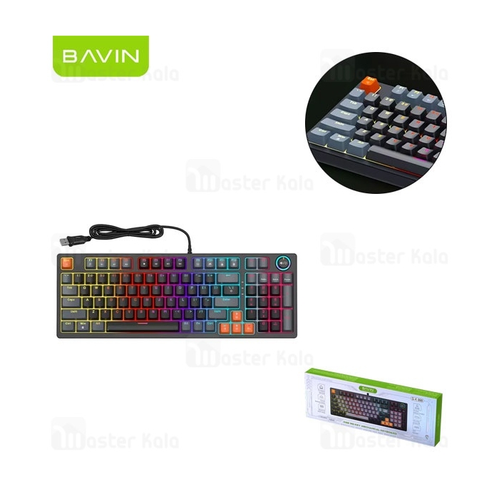 کیبورد سیمی گیمینگ باوین Bavin K999