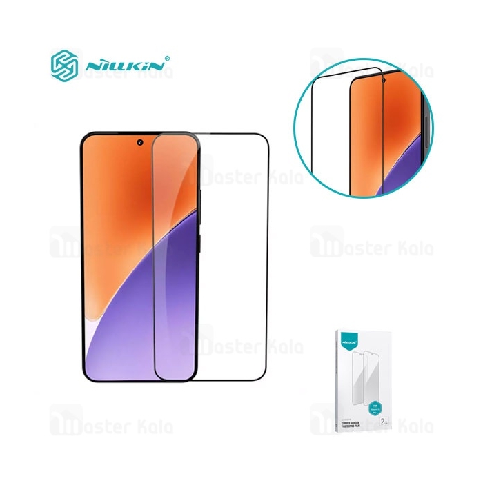 پک 2تایی محافظ صفحه خمیده تمام صفحه تمام چسب نیلکین Xiaomi 15 Pro Nillkin Impact Film