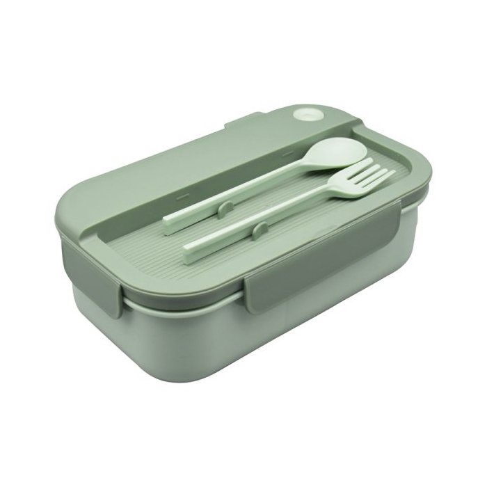 ظرف غذا لانچ باکس مدل ۲BOX-Cutlery ظرفیت ۱.۱ لیتر