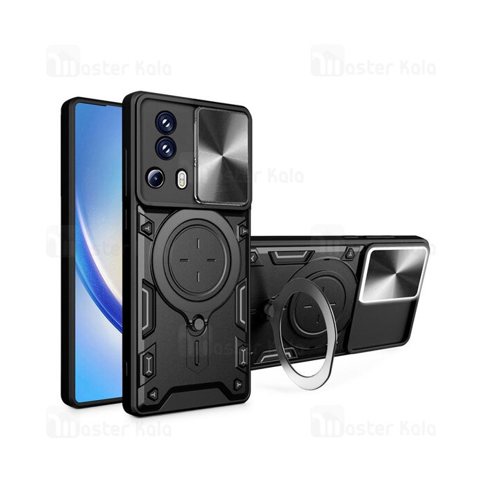 قاب ضد ضربه مگنتی Xiaomi 13 Lite / Civi 2 Magnetic Support Case دارای محافظ دوربین