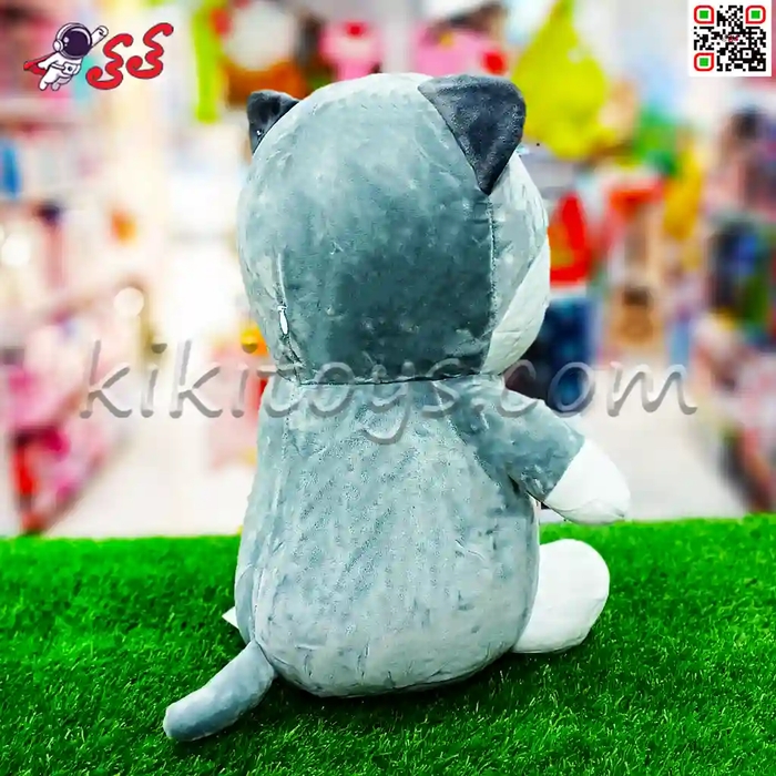 عروسک پولیشی سگ هاسکی 35 سانت اسباب بازی Husky dog plush doll