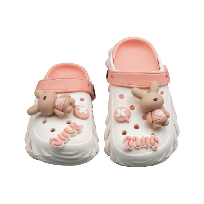 دمپایی کراکس زنانه جولای مدل Bunny-230 گلبهی