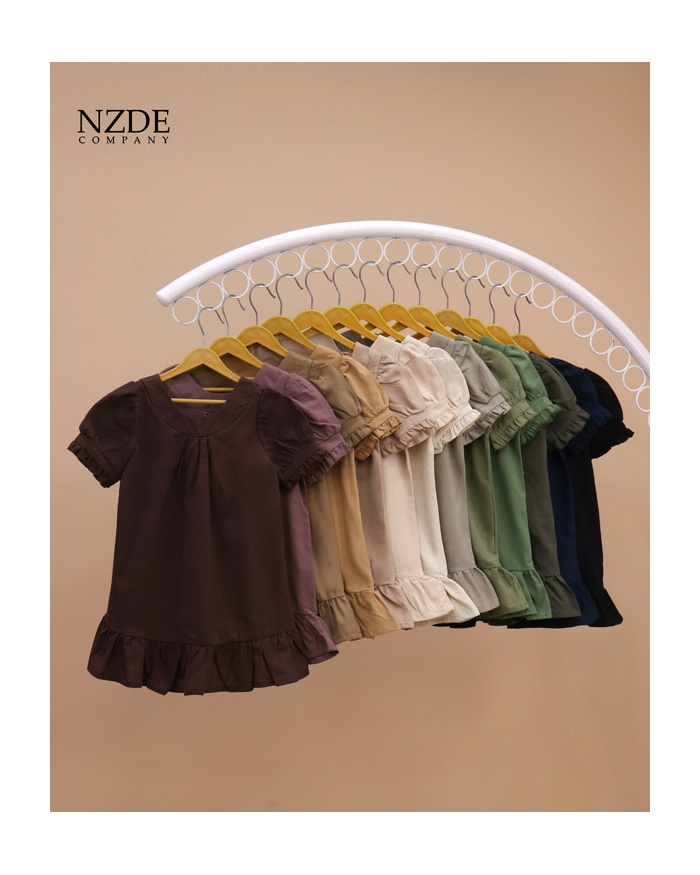 پیراهن دخترانه Linen Life NZDE