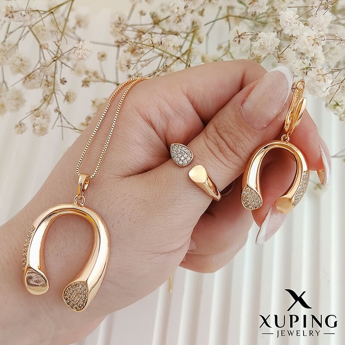 نیمست نعل طرح‌طلا ژوپینگ (با انگشتر)