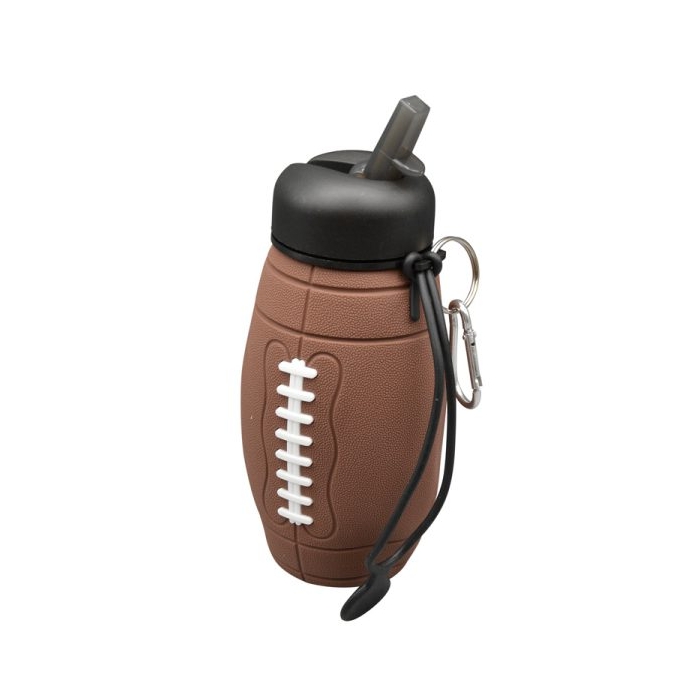 قمقمه ورزشی سیلیکونی مدل Rugby ظرفیت ۰.۶ لیتر