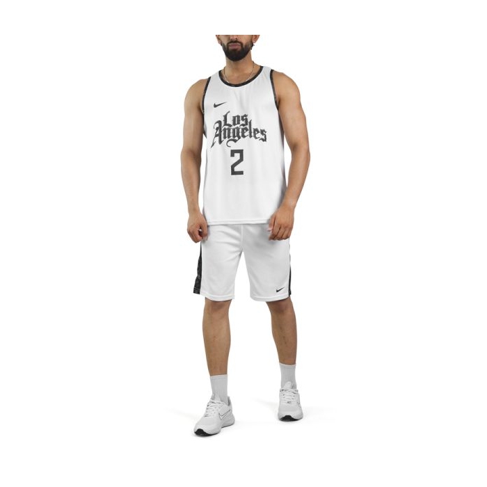 ست رکابی و شلوارک ورزشی مردانه لس آنجلس PY-Nike-4C0468 سفید