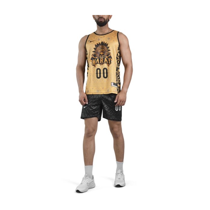 ست رکابی و شلوارک ورزشی مردانه نایک مدل PY-NBA-4C0453 زرد مشکی