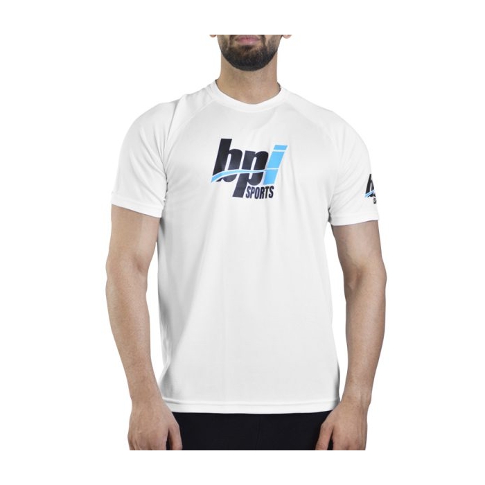 تیشرت ورزشی مردانه بی پی آی مدل TKS-4B0248 سفید
