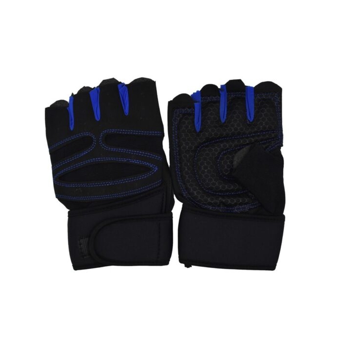 دستکش بدنسازی پاور مدل KIS آبی
