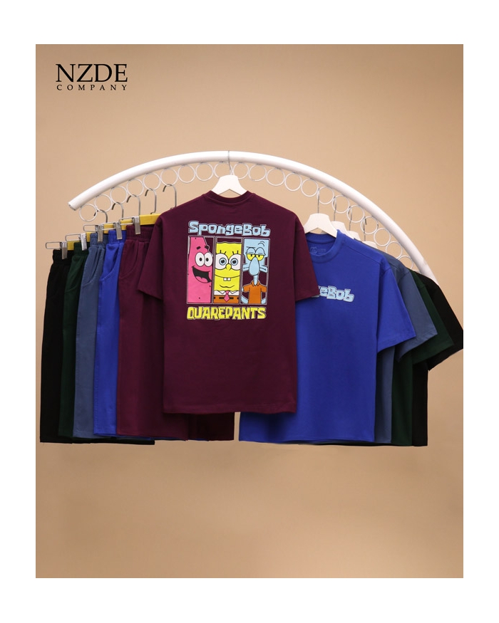 تیشرت شلوارک NZDE SpongeBob