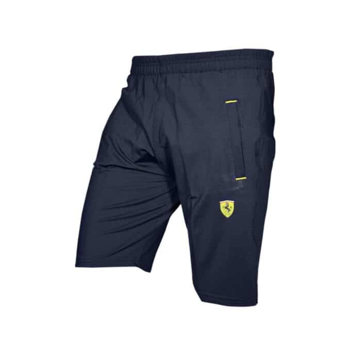 شلوارک ورزشی مردانه فراری مدل DS-GF سرمه ای