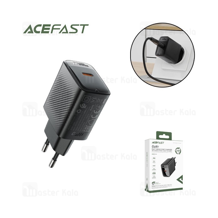 شارژر دیواری ایس فست ACEFAST A104 PD25W GaN Fast Charger توان 25 وات