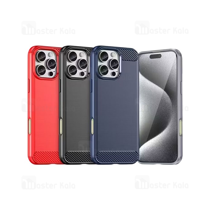 قاب فیبر کربنی آیفون Apple iPhone 16 Pro Max Rugged Armor Fiber Carbon