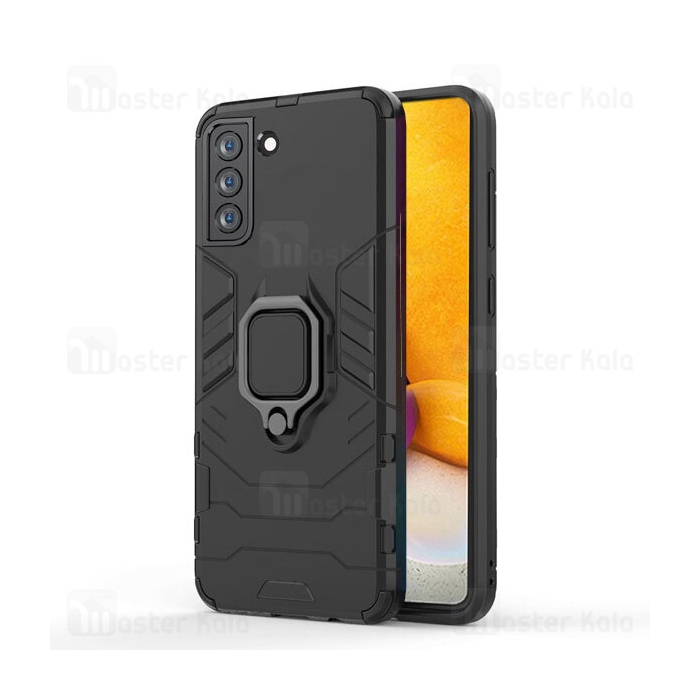 گارد ضد ضربه انگشتی سامسونگ Samsung Galaxy S22 Plus 5G Black Panther KEYSION ShockProof Armor Ring