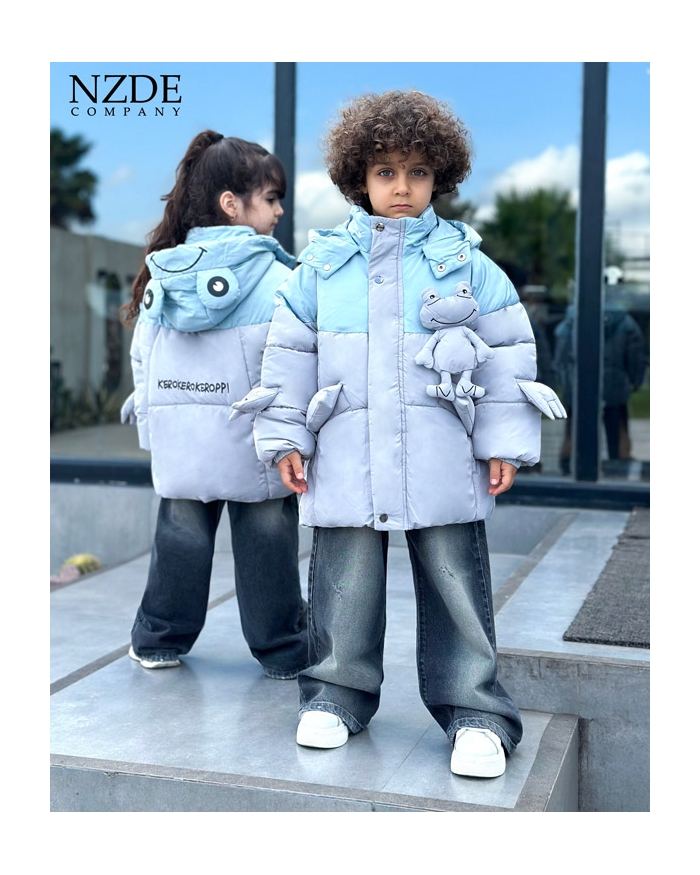 کاپشن بچگانه قورباغه باهوش NZDE