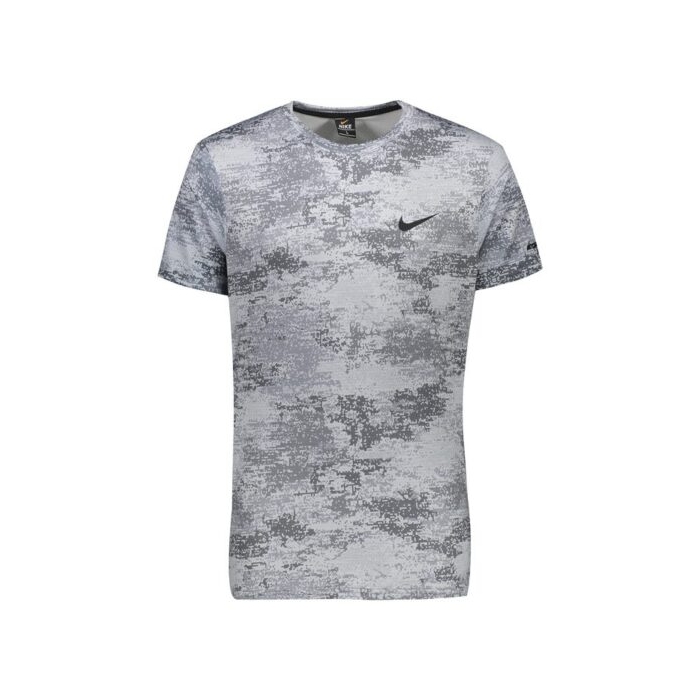 تیشرت ورزشی مردانه نایک مدل MuB-213 برفکی طوسی تیره