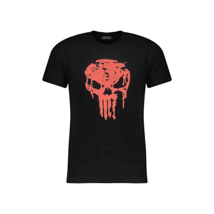 ‫تیشرت ورزشی مردانه پانیشر مدل PY-P12 طرح قرمز